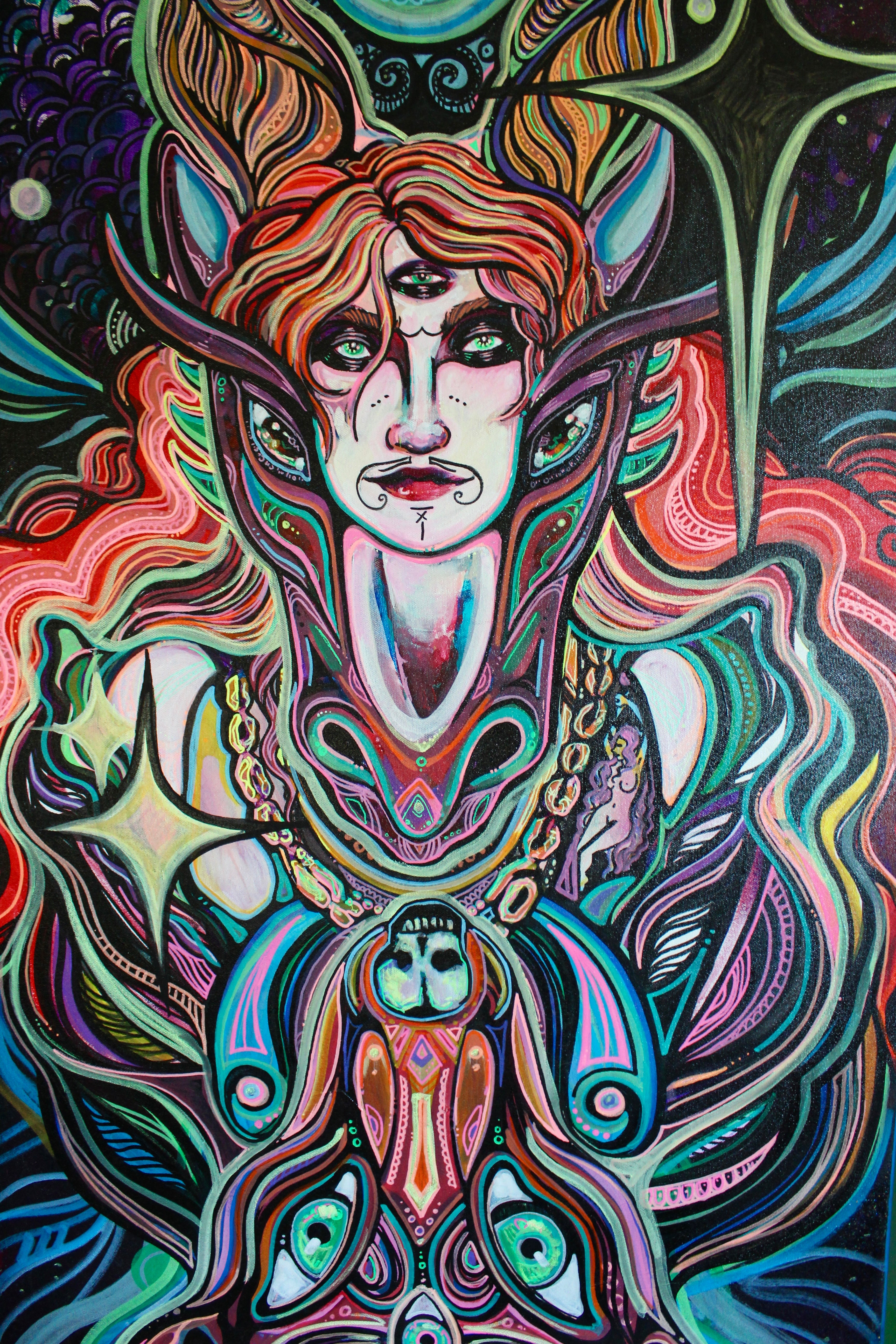 Portrait of a Witch Original Painting