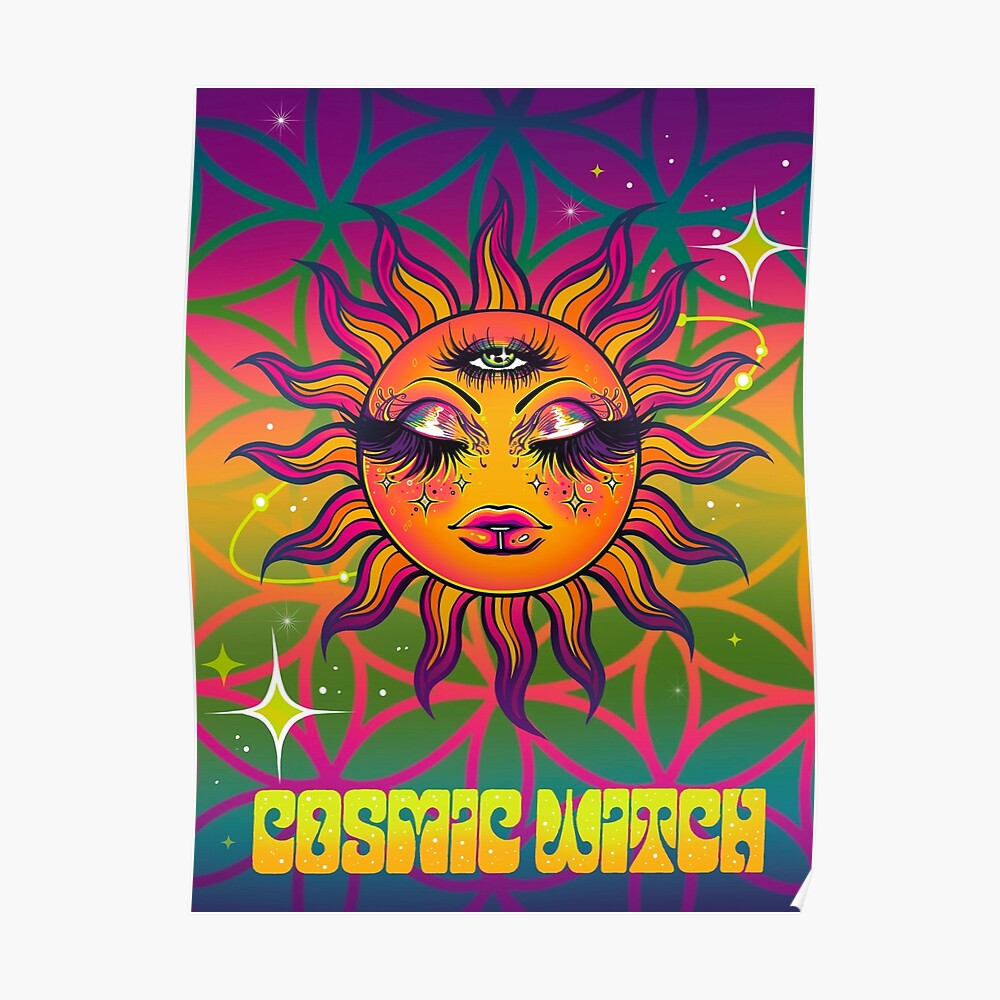 Sunshine Witch Poster Print