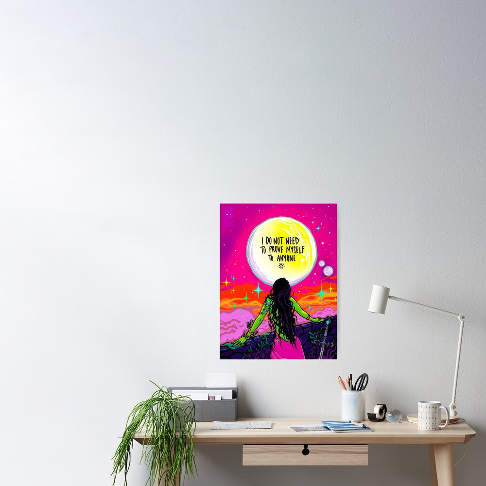 The Moon and I Poster Print