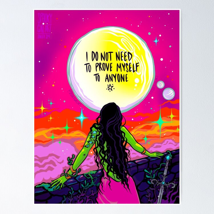 The Moon and I Poster Print