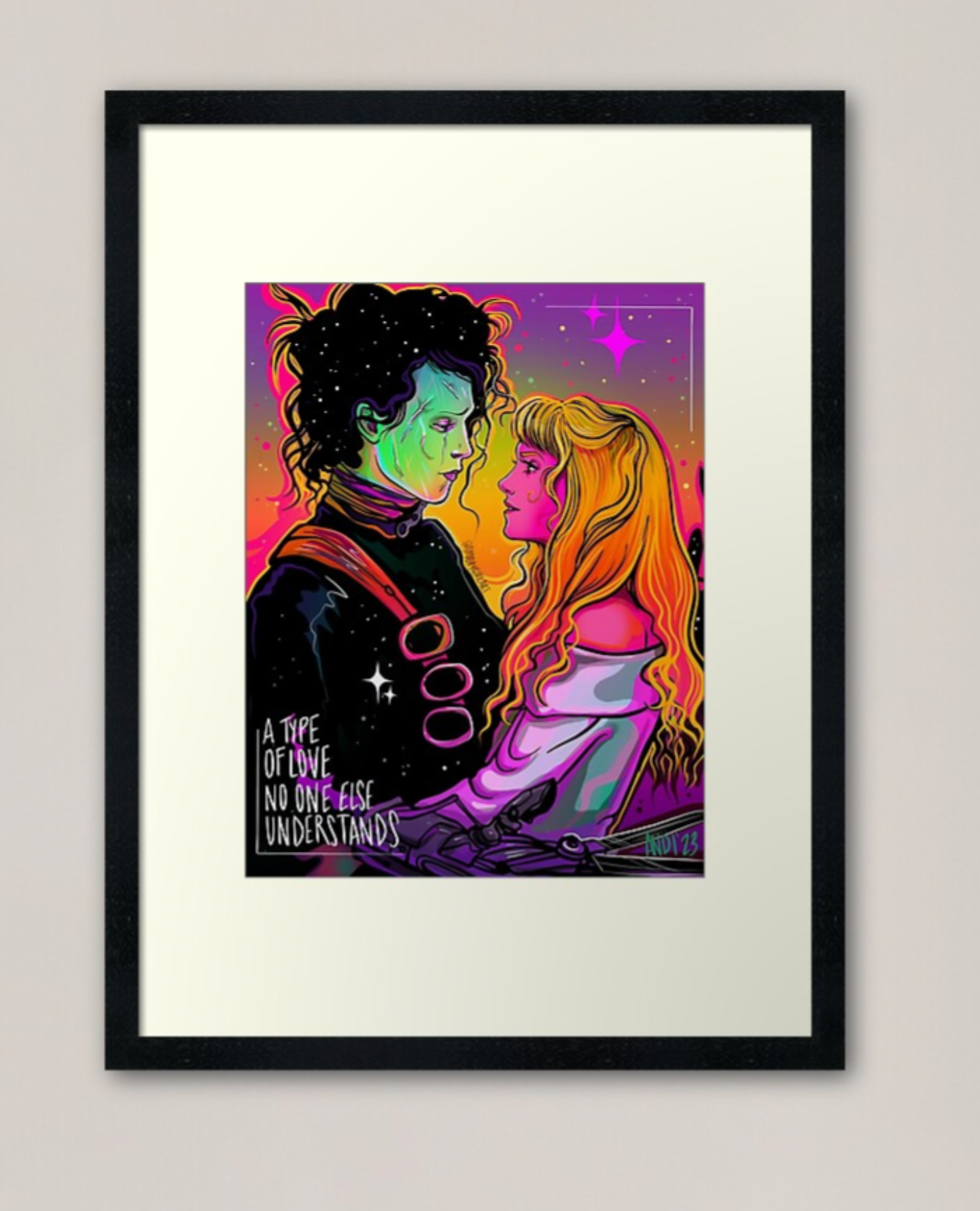 Monster Love | Spooky Girl Art | Andi Astra