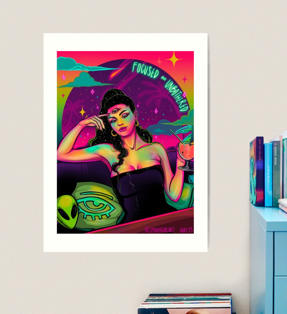 Focused & Unbothered Selena Poster Print