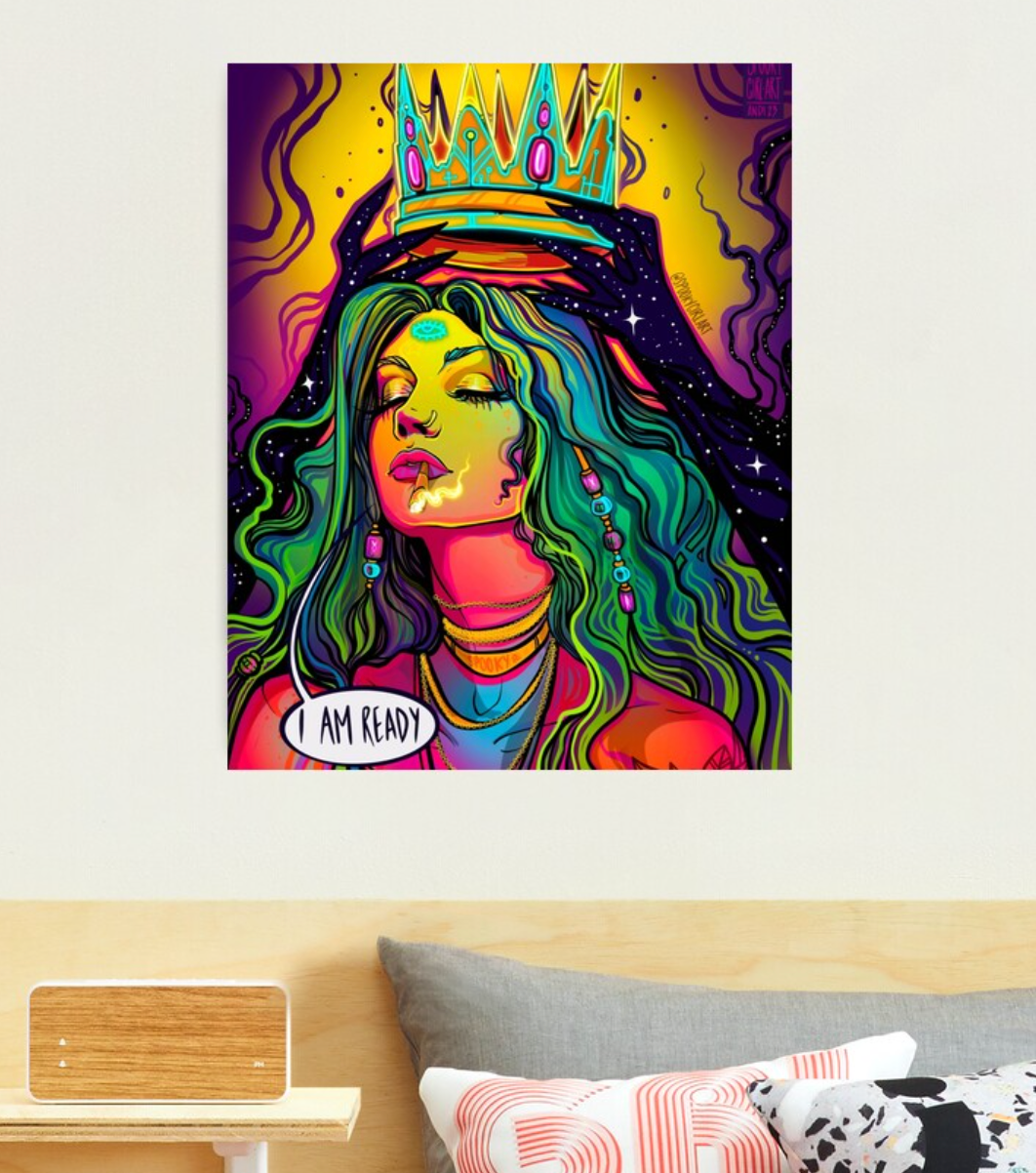 Ready Poster Print | Spooky Girl Art | Andi Astra